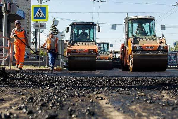 С начала года на дорогах Кыргызстана уложено 250 километров нового асфальта