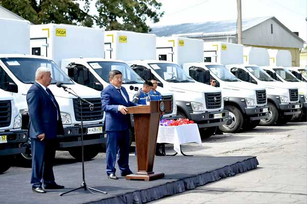 Минэнерго Кыргызстана получило 29 единиц новой спецтехники